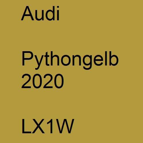 Audi, Pythongelb 2020, LX1W.